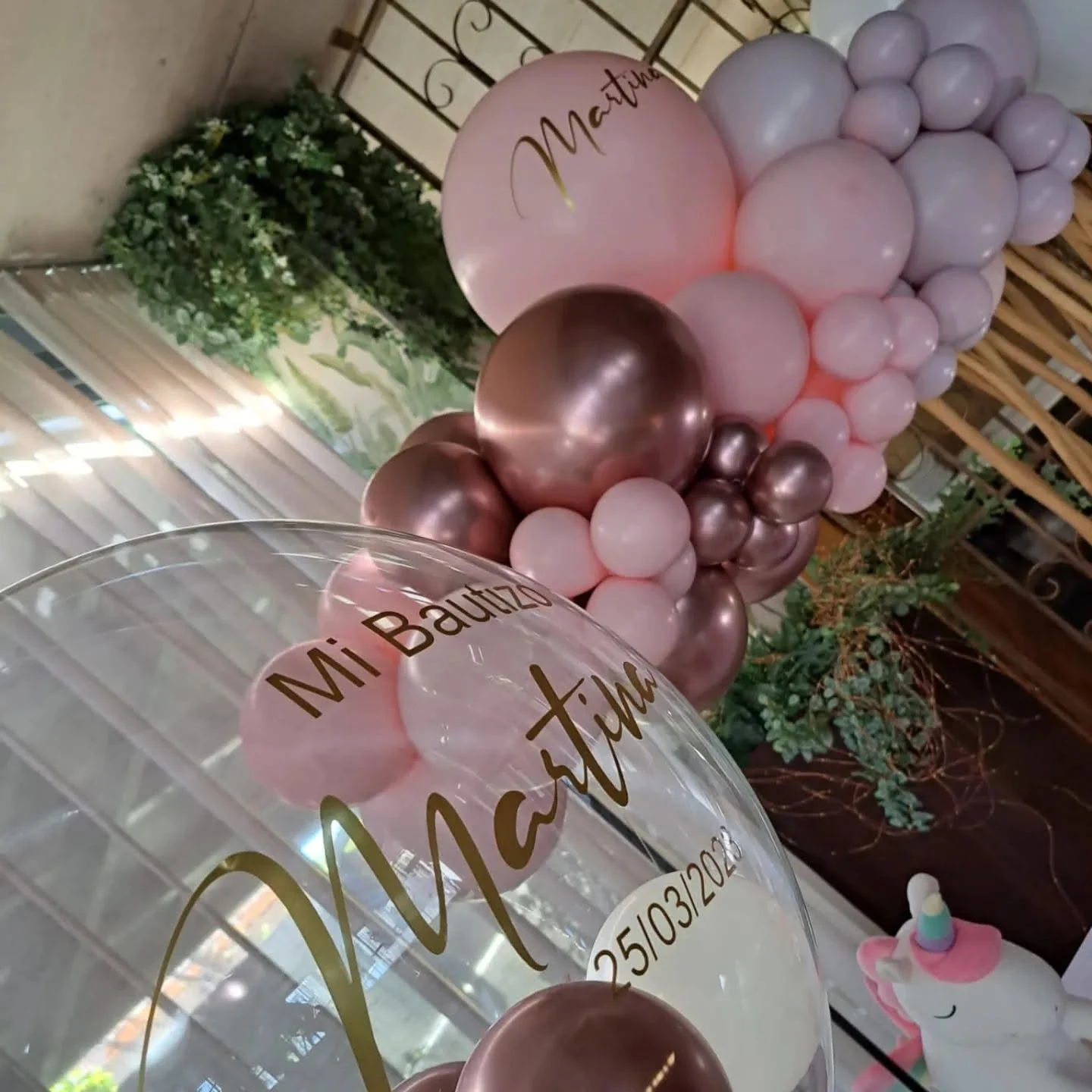 Globos de helio y lluvias de globos